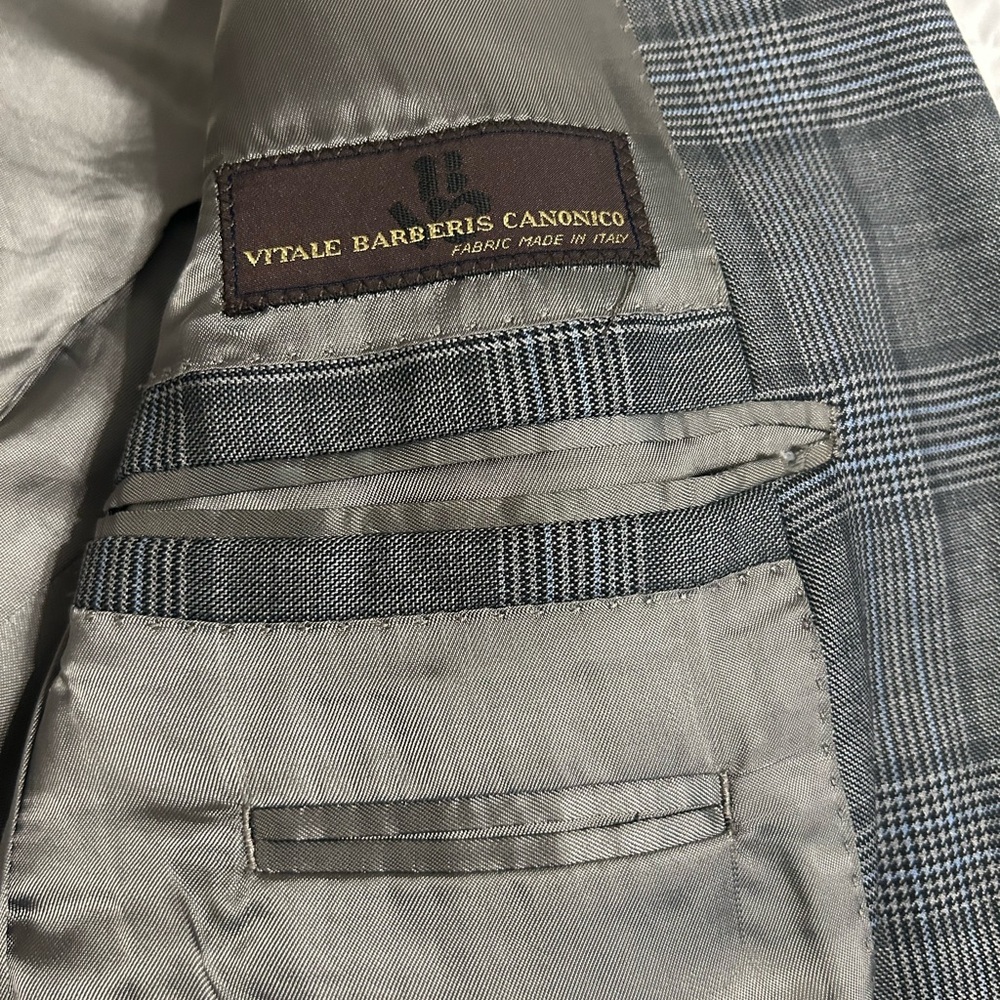 J Hilburn Custom Men’s Blazer 40R Vitale Barberis Canonico Wool Sport Coat - Picture 7 of 8